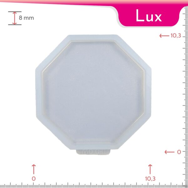 Mold-it Lux Coaster Single Octagonal Silicone Mold