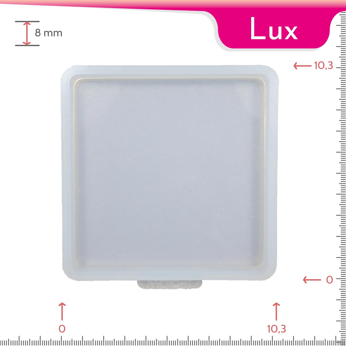 Mold-it Lux Coaster Single Square Silicone Mold - Bestista