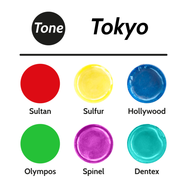 Tone Tokyo Epoxy Pigment Set